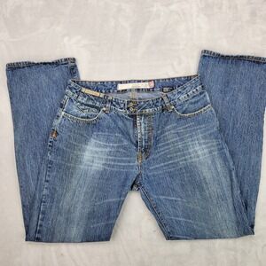 Triple Five Soul Jeans Men 36 X32 Blue Cotton Denim Straight Baggy 90s Y2K Adult